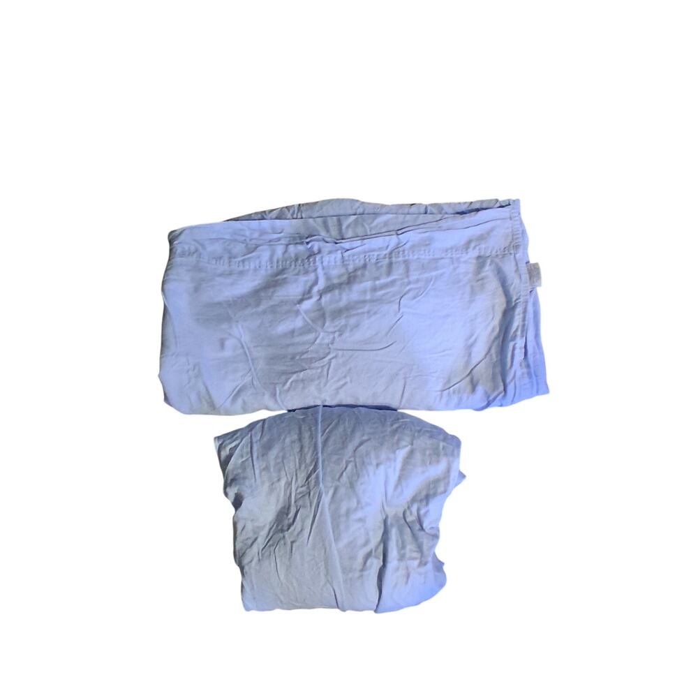 Miracle Made sheets King size cotton blue fitted flat
